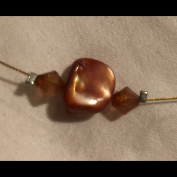 Coffee Brown Beaded Choker - Picture 5 of 5